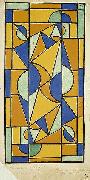 Theo van Doesburg Color design for Dance II. USA oil painting artist
